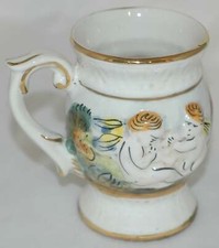 Keramos Italy mug fancy with cherubs  picture