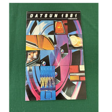 Datsun 1981 Nissan Multi-Page Vehicle Sales Brochure Vintage Original picture