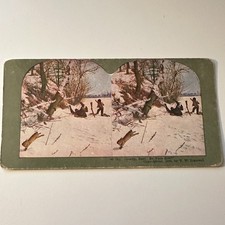 Lordy Dad Be Yous Kilt Sam Black Is A Good Shot Antique Stereoview Card 5H6-4 picture