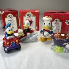 Lot of 3 Enesco Donald Duck Disney Figurines in Boxes picture
