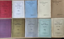 Lot Of 10 Vintage 1950s SOMERSET COUNTY PA Annual School Reports w Teacher Lists picture