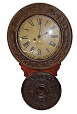 Antique Baird Store Advertising Wall Clock Pixley & Co Terre Haute Indiana picture