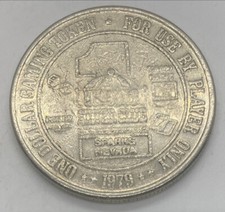 $1 Karl’s Silver Club - SPARKS NV $1 casino Slot token 1979 picture