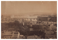 France, Toulouse, general view with the Pont Neuf, vintage print, ca.1875 print  picture