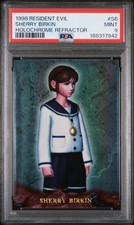 1998 Resident Evil Sherry Birkin #S6 Holochrome Refractor Rookie Card RC PSA 9 picture