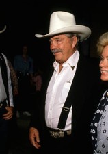 Dale Robertson August 1989 Celebrity Music Actor Historic Old Photo 1 picture