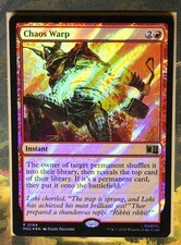 Magic The Gathering Chaos Warp (0164) foil legendary NM unplayed picture