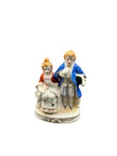 Vtg Victorian Couple 4” Figurine Made In Occ Japan picture