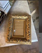 Vintage Ornate Picture Frame Victorian Baroque Renaissance Gold Finish 4X6 picture