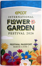 Epcot Flower and Garden Festival Passport Booklet 2026 Quick Ship Disney World picture