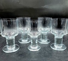 5 Orrefors Crystal London - 1 Claret Wine Glass & 4 Water Wine Goblets picture