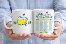 Masters Tournament Mug Augusta 1934-2026 Golf Champion Coffee Cup Classic Golf picture
