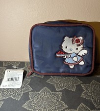 Vintage Sanrio Smiles 2003 Hello Kitty Angel Pie Travel Pouch Organizer NWT Read picture