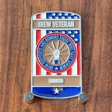 IBEW Veteran Union Themed Rectangular Challenge Coin M#15 picture