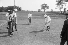 Warren Harding playing golf ca 1921-1923 Historic Old Photograph 1 picture