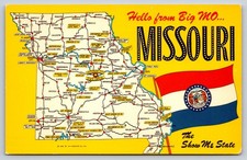 Greetings From Missouri Vintage Postcard picture