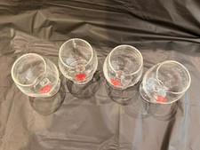 Set of 4 Vintage Brandy Snifters Glasses Embossed 5 ½” picture