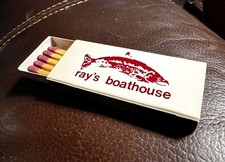 Ray’s Boathouse, Seattle, WA, Slim Full Unstruck Matchbox picture
