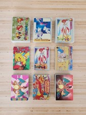 9 Sets Pokemon Prism - 315 Cards /Stickers Holo Japan Vending Machine Vintage picture