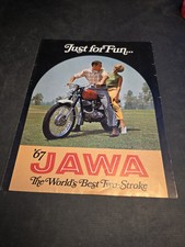 1967 Jawa Motorcycle Advertisement Brochure Just For Fun Original picture
