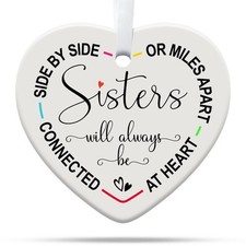 Funny Sister Gifts for Christmas: Sister Ornament 2024 picture