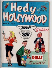 HEDY OF HOLLYWOOD COMICS #40 (1951) RARE NICE CONDITION GGA GOLDEN AGE picture