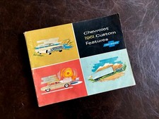 Vintage Chevrolet 1961 Custom Feature Accessories Dealer Album Showroom Book picture