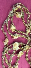 Antique 1920s Victorian Silk Rosette Ribbon Artwork or Doll Clothes 2 pc picture