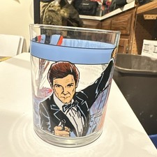 vintage James Bond A View to a Kill collector glass 1985 Danjaq NM picture