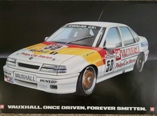VAUXHALL CAVALIER 2000 GSi TOURING CAR JOHN CLELAND Picture (A4) Rare  picture