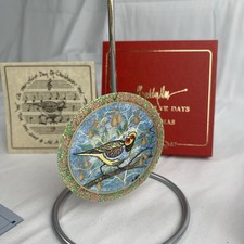 P Buckley Moss- Anna Perenna- 12 Days of Christmas Ornaments Set Of 9 Missing 3 picture