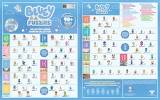 BLUEY FUZZIES SERIES 1 ~  FLOCKED 1.5