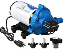 DC HOUSE 110V RV Camper Water Pressure Diaphragm Pump, 4GPM 50PSI 33-Series, ... picture