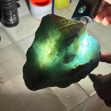 4.33LB Rare Natural Raw Blue Onyx Rough Quartz Crystal Mineral Specimen picture