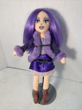 Ty Beanie Girlz Poseable Plush Doll 12” Tall Punky Penny Purple Hair 2007 Boots picture