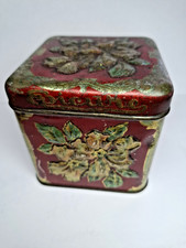 Antique United States Tobacco Co.Tin, Epicure Embossed Litho,  Hinged Early 1900 picture