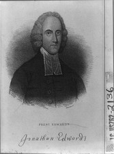 Photo:Jonathan Edwards Portrait Engraving 1700s Colonial America picture