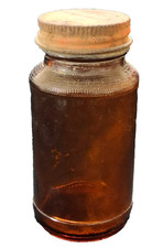 VINTAGE ADOLPH'S MINIATURE GLASS BOTTLE 10 B 3995-C picture