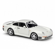 1:24 Porsche 959 Classic Supercar White Alloy Car Model Diecast Collectible Gift picture