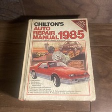 Chilton's Auto Repair Manual 1985 For Domestic & Canadian Cars 1978 to 1985 picture