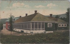 Glencliff Men's Ward Administration Building NH 1910s State Sanatorium Postcard picture