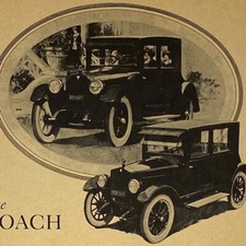 Original 1919 The Coach Essex Hudson Motor Car Company Detroit Michigan Promo Ad picture
