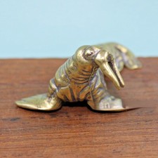 Walrus Figurine Brass Statue Home Office Table Decoration Animal Figurines s picture