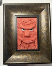Grichels Style Leather Framed Face Abbots Hollow Studios Signed Face Changes picture