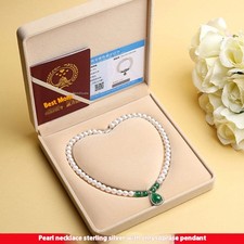 925 Silver Shell Pearl Necklace picture
