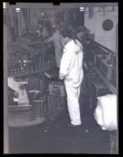 Coca Cola Factory 1952 LA Bottling Plant Worker Jumpsuit Factory Photo Neg Q9951 picture