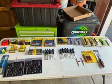 All these NOS tools over 30 of them all for $120 OBO all NIB or have tags on picture
