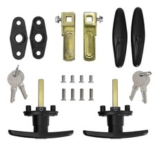 Matching Thandles Lock Set Locking Thandle Set For Truck Camper Shell With Dust picture