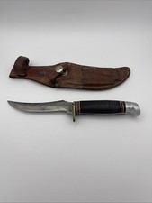 WESTERN Boulder L39 Hunting Skinning KNIFE w/sheath c.1960's picture
