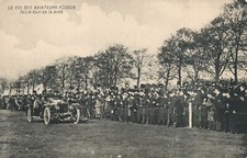 VINTAGE Le Roi des Aviateurs Pegoud Fait le Tour de la Piste POSTCARD - UNUSED picture